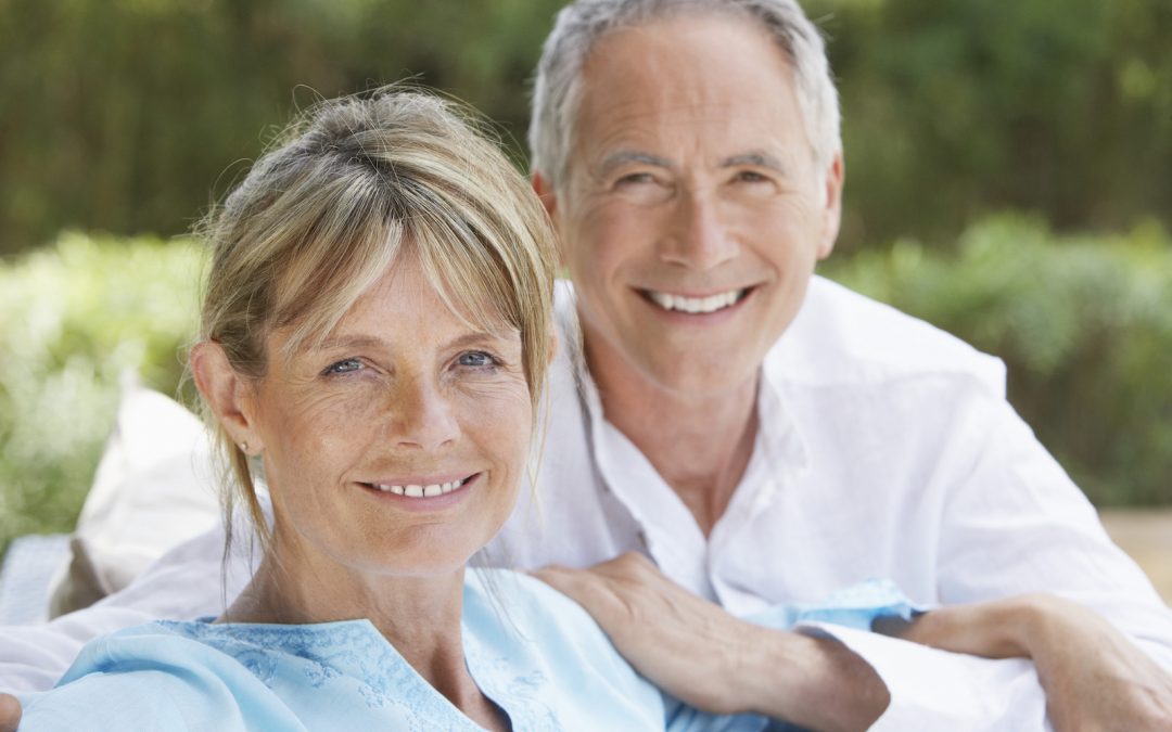 an older couple with relieved headaches thanks to TMJ therapy at PSC dental in columbus, mississippi